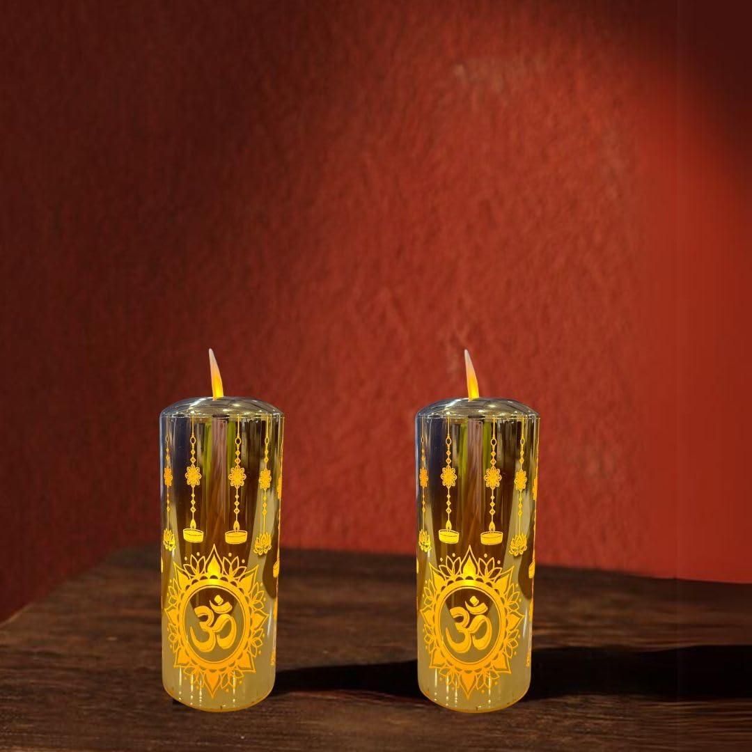 Moving Flame LED Light for Mandir