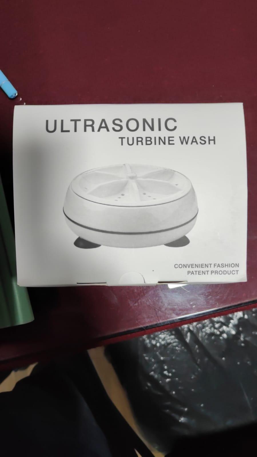 Mini Washing Machine (Rotating Ultrasonic Turbine Washer)