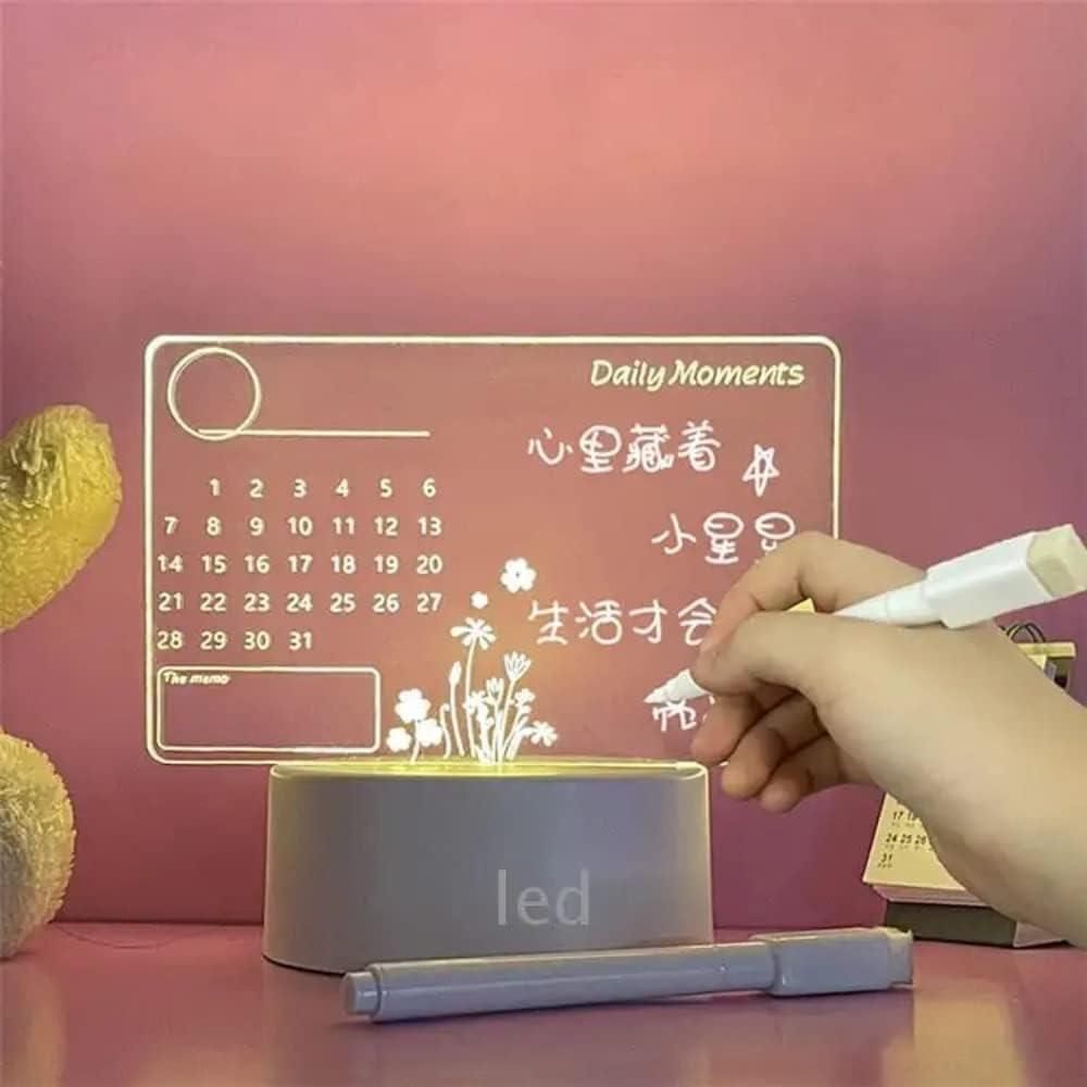 mini Writing Board with Pen and Light