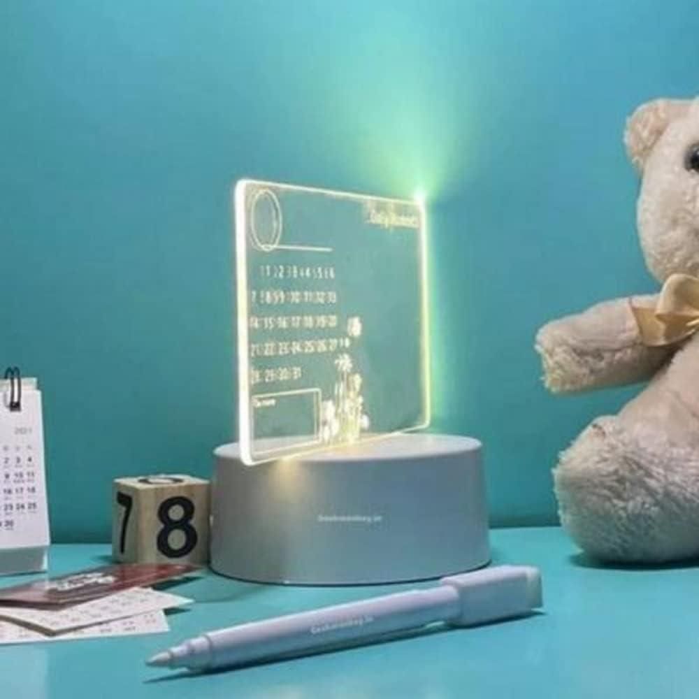 mini Writing Board with Pen and Light