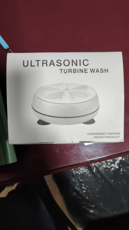 Mini Washing Machine (Rotating Ultrasonic Turbine Washer)