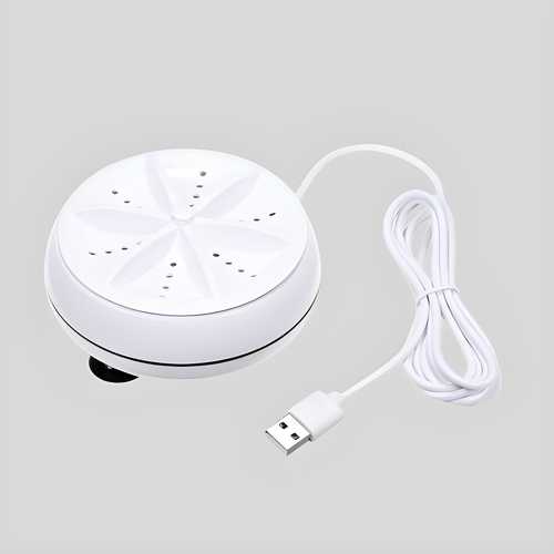 Mini Washing Machine (Rotating Ultrasonic Turbine Washer)